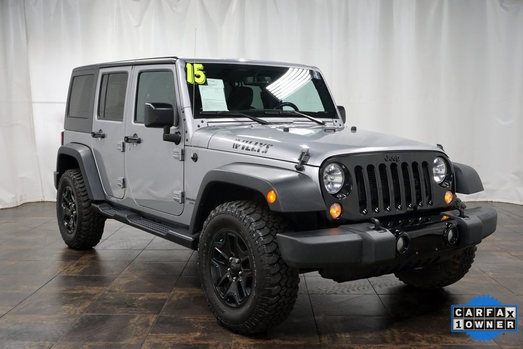 Pre-Owned 2015 Jeep Wrangler Unlimited Willys Wheeler 4D Sport Utility ...